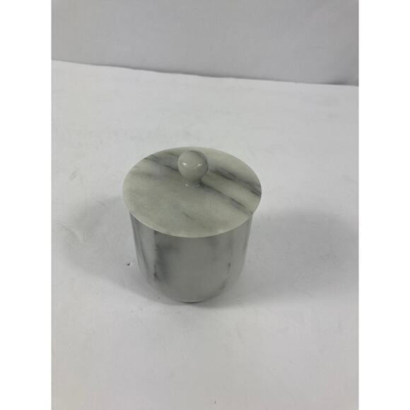 Small Marble Lidded Storage Cup - Picture 2 of 6